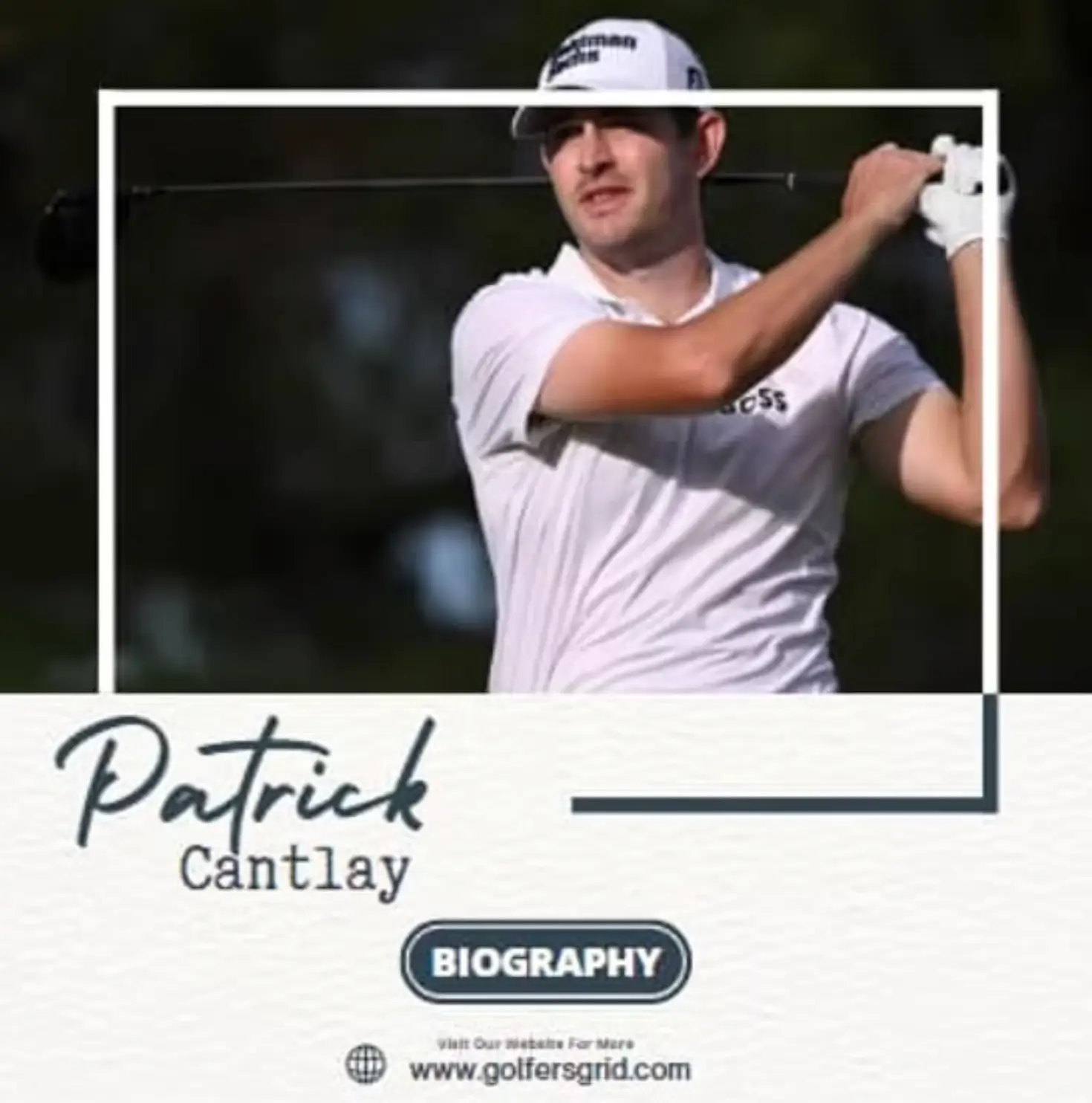 Patrick Cantlay on the golf course, focused on his next shot.
